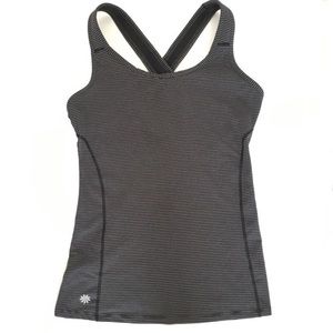 Athleta High Speed Tank Top Striped